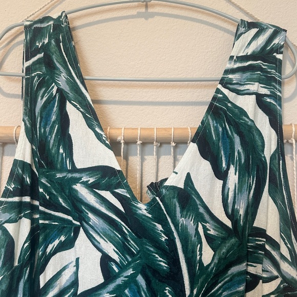 Who What Wear Tropical Plant Jumpsuit XXL - Picture 2 of 8